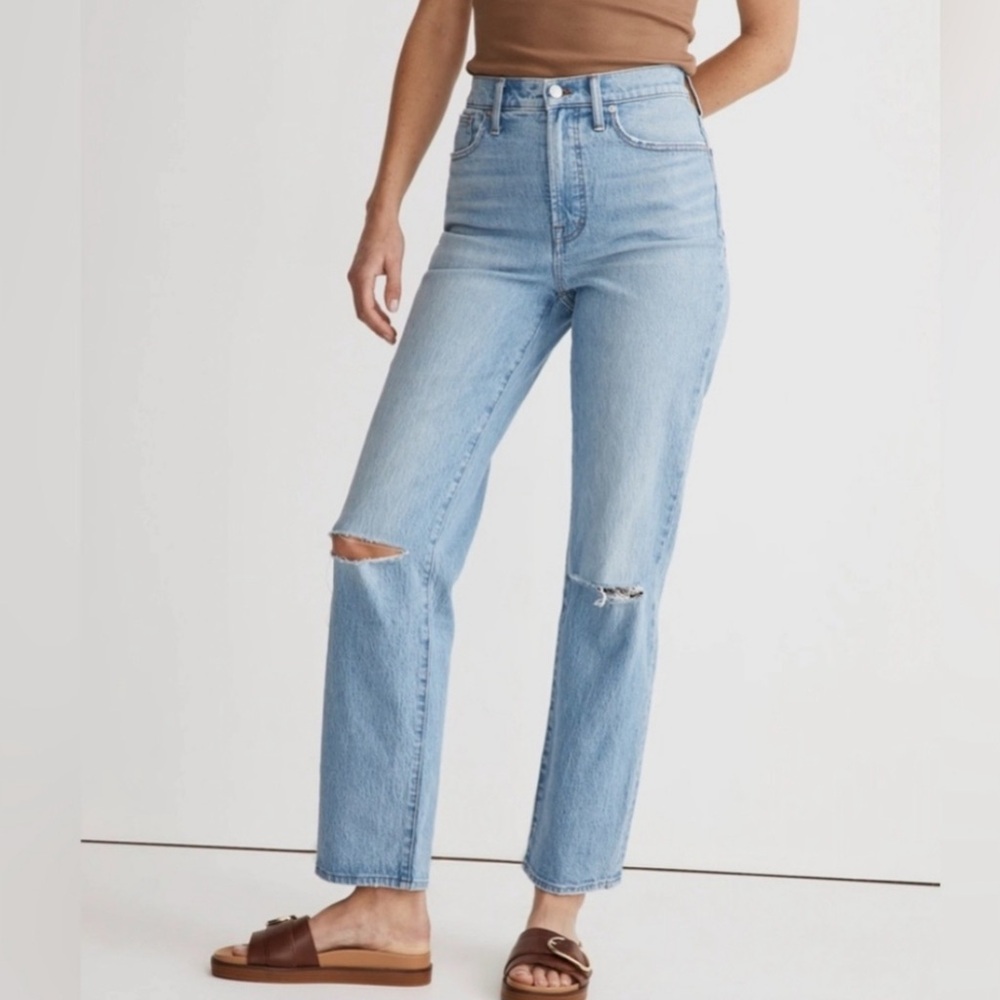 Madewell The Perfect Vintage Straight Jeans Size 25